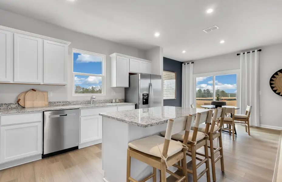 Modern Kitchen Design in Highlands of Carter's Station by Centex home builders Nashville Modern Kitchen Design in Highlands of Carter's Station by Centex home builders Nashville