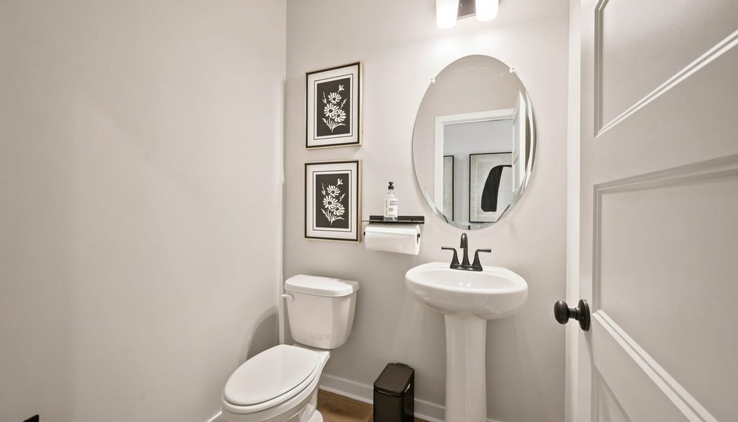 Furnished interior in a model home at Fowler Farms in Auburn (Image 88).