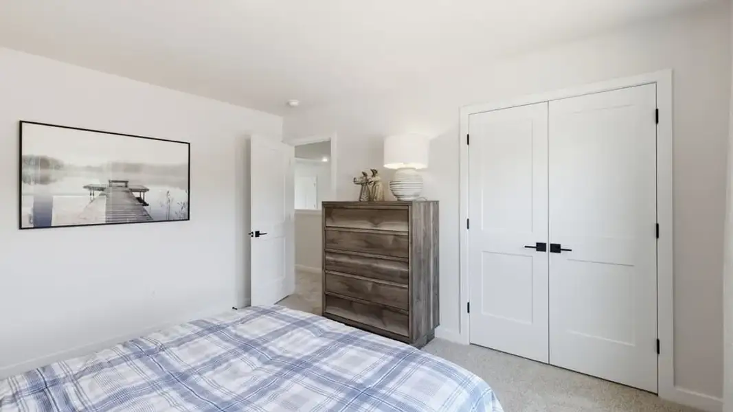 Furnished interior in a model home at Spring Ridge Reserve in Anderson (Image 30).