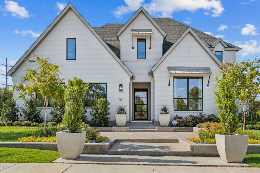 Plan 1640 Front Elevation - Bella Casa Model Photo Plan 1640 Front Elevation - Bella Casa Model Photo