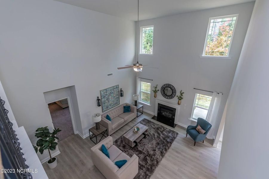 Furnished interior in a model home at Waverly Place in Richlands (Image 8).