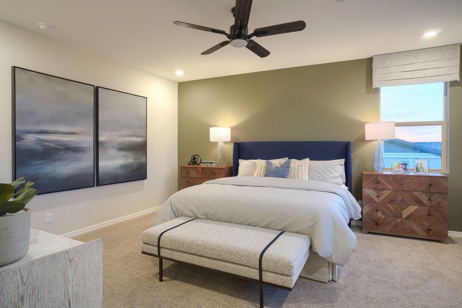 Furnished interior in a model home at Laveen Vistas II in Laveen (Image 31).