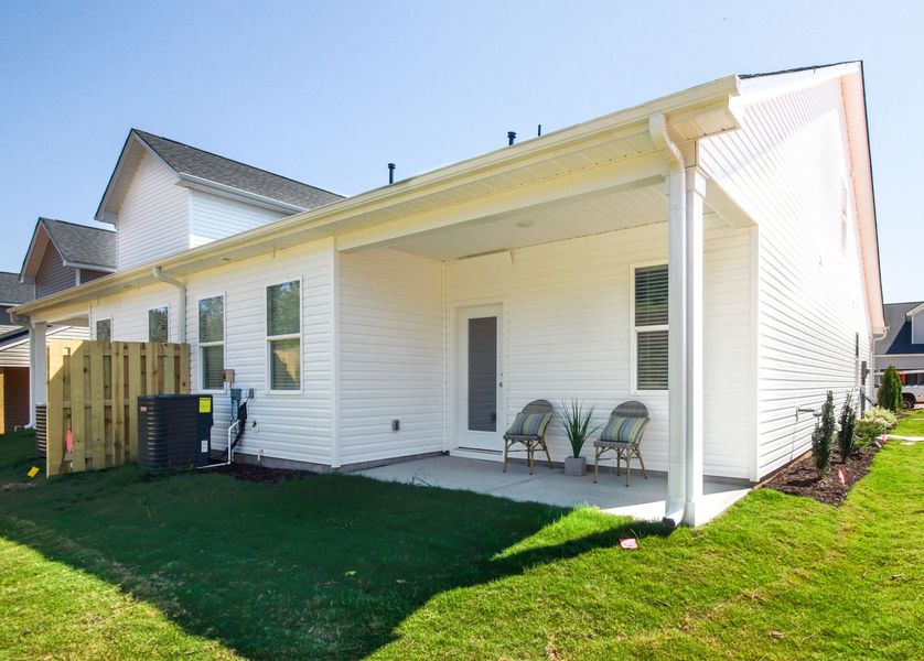 Front exterior of a home in the Copper Crest Townhomes community, located in Lexington, SC (Image 8).