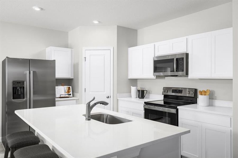 Modern finishes and features included.