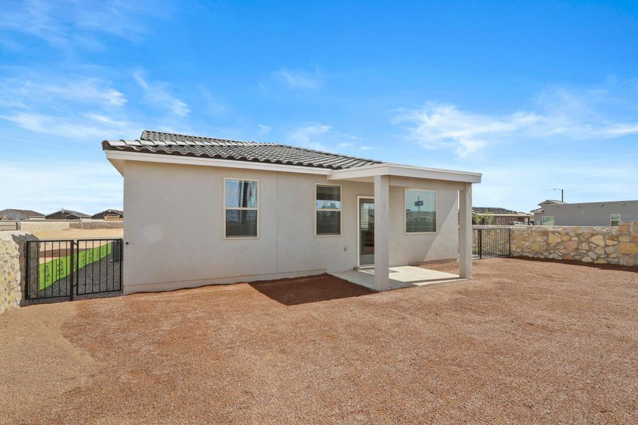 Exterior details of a home in Painted Desert, Horizon City (Image 3). Exterior details of a home in Painted Desert, Horizon City (Image 3).