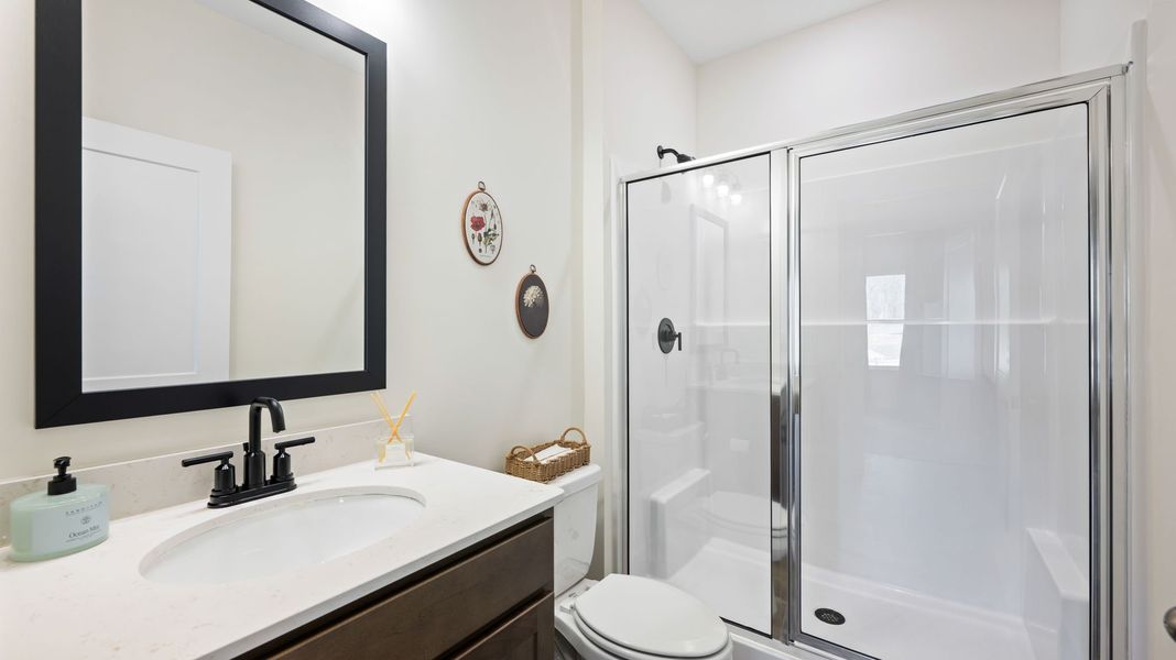 Furnished interior in a model home at Hawks Landing in Apison (Image 11).