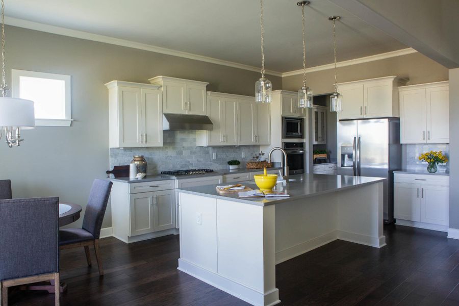 Furnished interior in a model home at White Oak in Arlington (Image 31).
