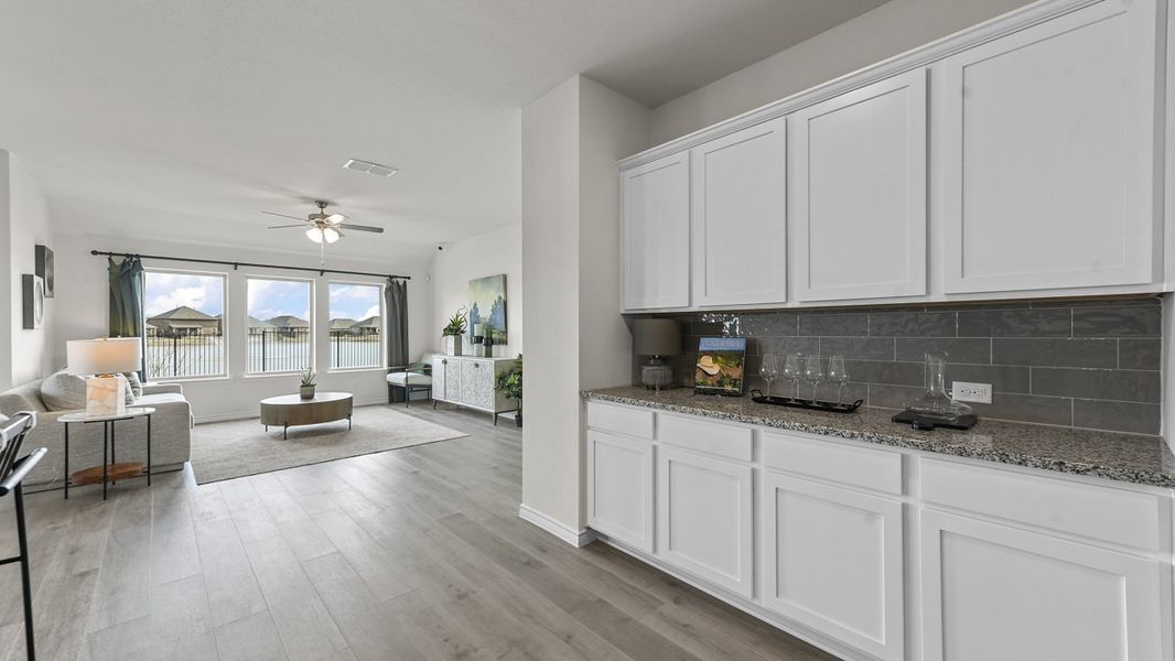 Furnished interior in a model home at Silverado in Aubrey (Image 13). Furnished interior in a model home at Silverado in Aubrey (Image 13).