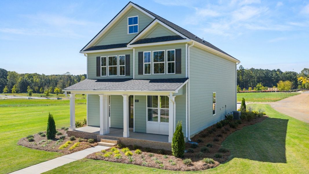 Front exterior of a home in the Brookland Commons community, located in Monroe, GA (Image 2).