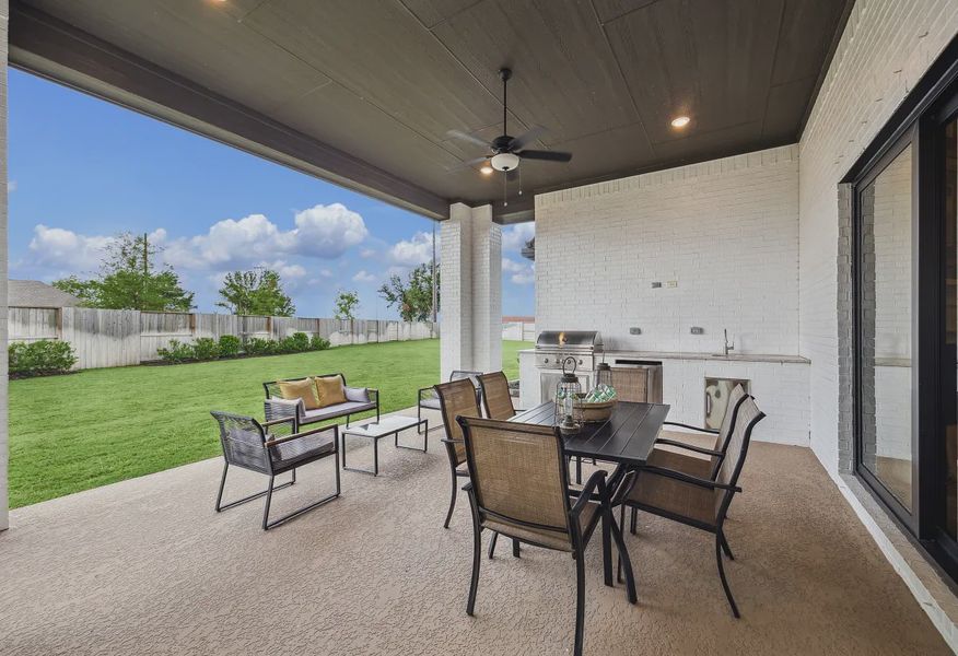 Plan 6020 model outdoor living - 9 of 15 Plan 6020 model outdoor living - 9 of 15