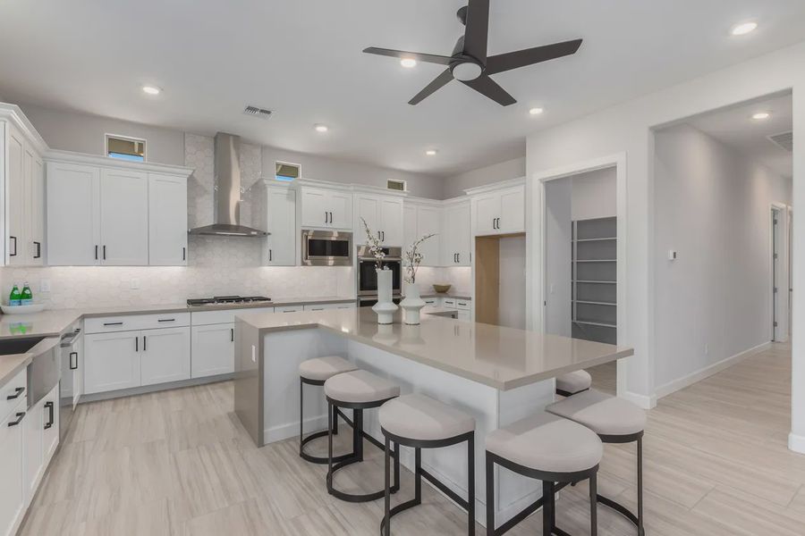 Furnished interior in a model home at Bellero Estates in Queen Creek (Image 51).