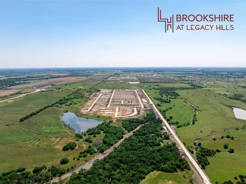 Site preparation and early development at Brookshire at Legacy Hills in Celina, TX (Image 18).