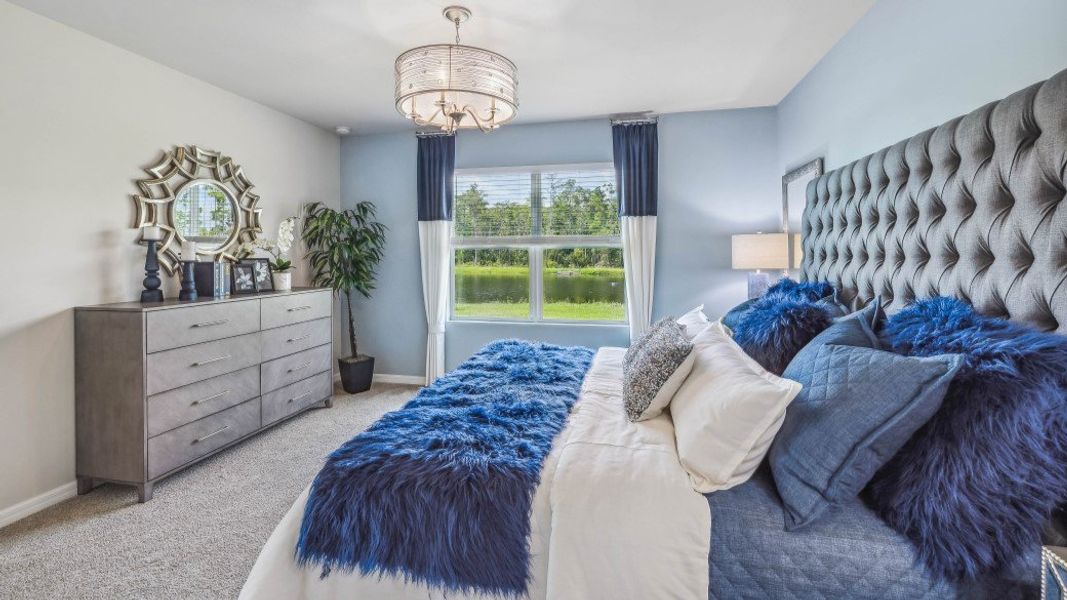 Furnished interior in a model home at Bentley Crossing in Fort Myers (Image 41).