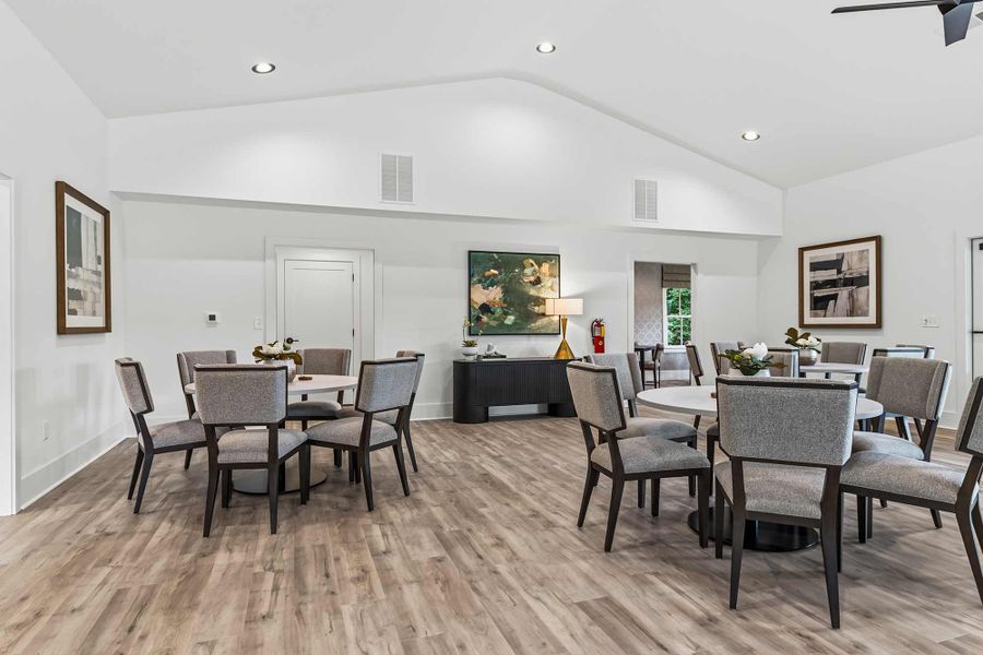Furnished interior in a model home at Old Mill Preserve in Dallas (Image 32).