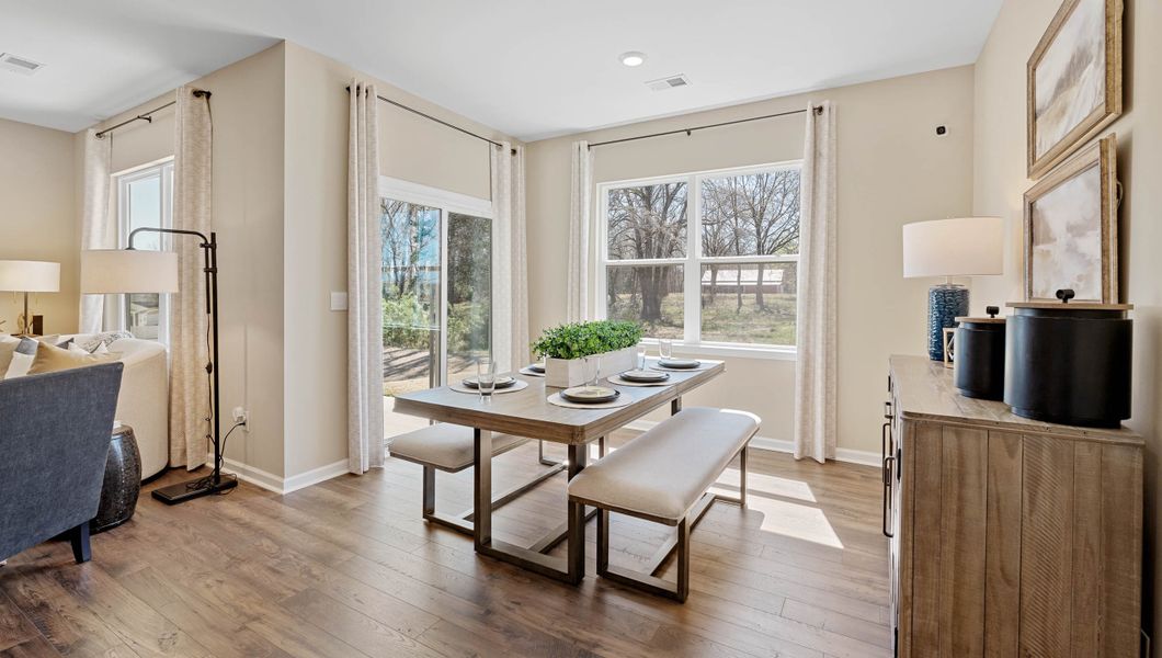 Furnished interior in a model home at Spring Ridge in Anderson (Image 8).