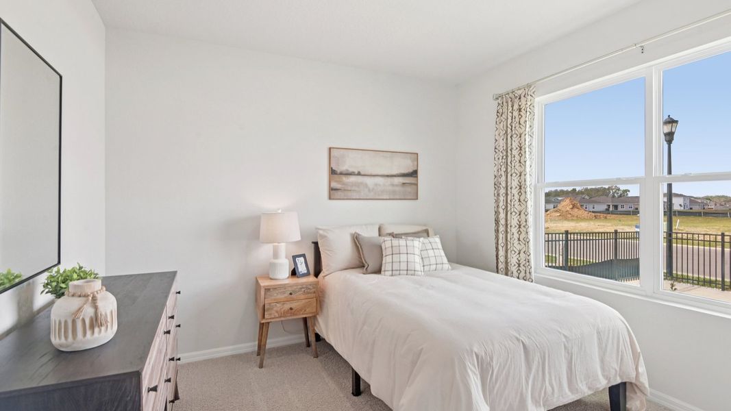 Furnished interior in a model home at Abbott Park in Zephyrhills (Image 27). Furnished interior in a model home at Abbott Park in Zephyrhills (Image 27).