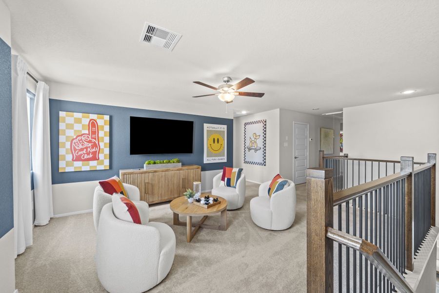 Furnished interior in a model home at Azalea in Pattison (Image 31). Furnished interior in a model home at Azalea in Pattison (Image 31).