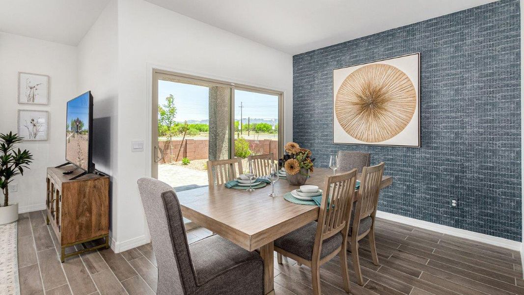 Furnished interior in a model home at Sahuarita Acres in Sahuarita (Image 20).