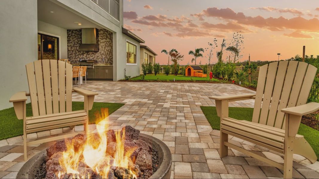 Exterior details of a home in Biscayne Landing at Seaire, Parrish (Image 10).