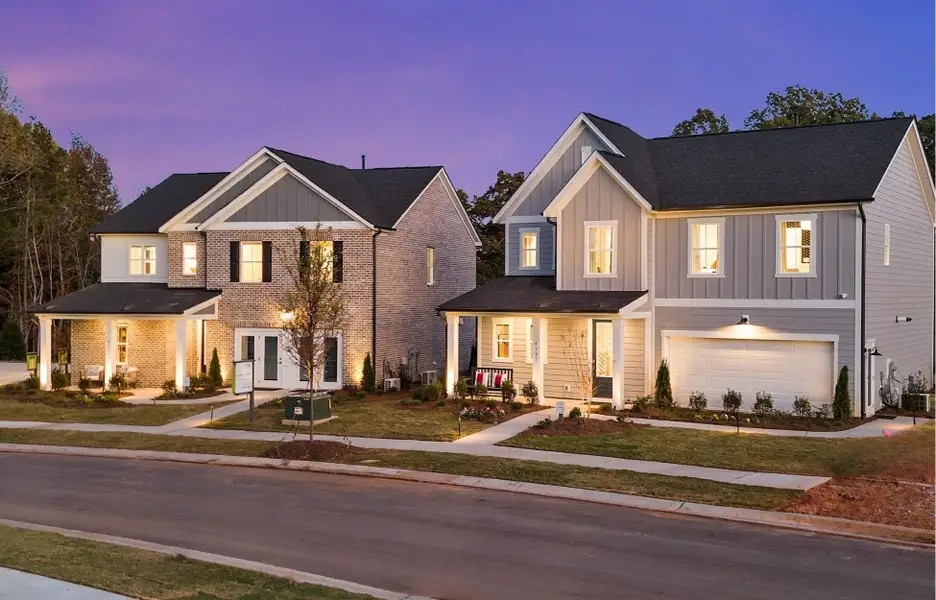 Front exterior of a home in the Alton Creek community, located in Mint Hill, NC (Image 1).