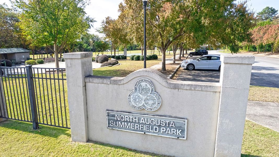 Front exterior of a home in the Rushing Waters Townhomes community, located in North Augusta, SC (Image 2).