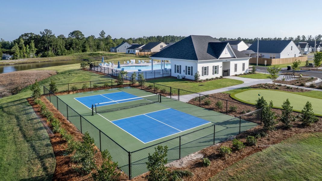 Pickleball courts perfect for casual games and competitive play