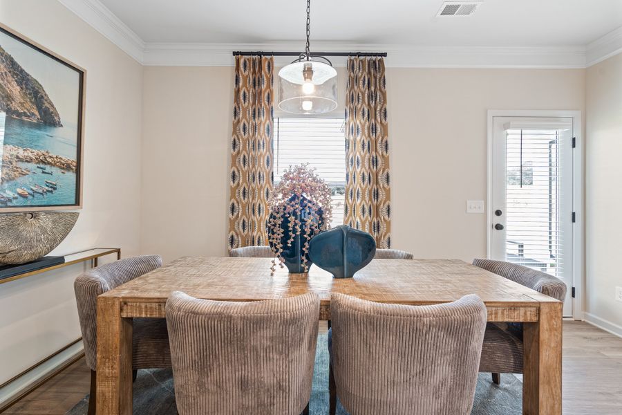 Furnished interior in a model home at Vandiver Creek in South Fulton (Image 48).