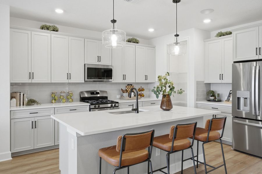 Furnished interior in a model home at The Preserve at Laurelton – Canopy Collection in Green Cove Springs (Image 8).