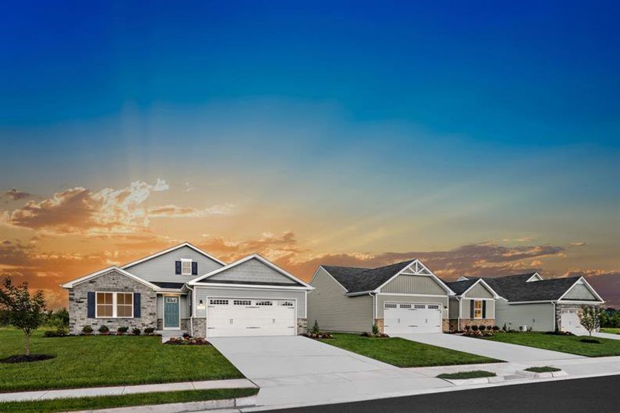 Front exterior of a home in the Hillcrest Ranches community, located in Youngsville, NC (Image 3).