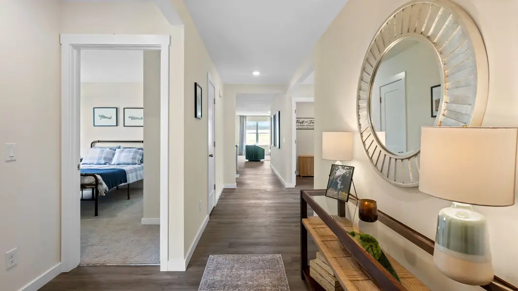 Furnished interior in a model home at The Preserve at Davis Place in Athens (Image 3). Furnished interior in a model home at The Preserve at Davis Place in Athens (Image 3).