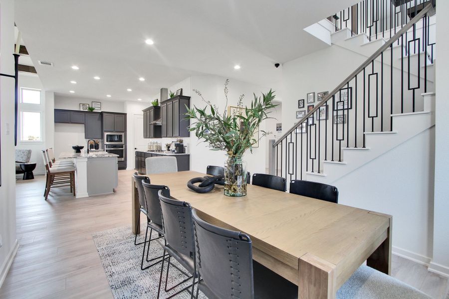 Furnished interior in a model home at Canterra Creek  60' in Iowa Colony (Image 31).