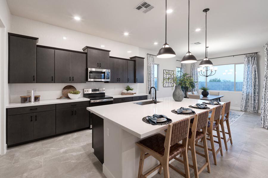 Furnished interior in a model home at Alora at Ironwing in Litchfield Park (Image 27).