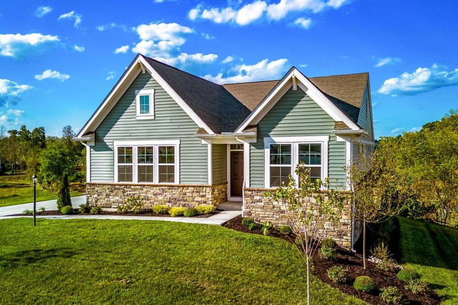 Front exterior of a home in the Laurel Farms community, located in Dallas, GA (Image 5).