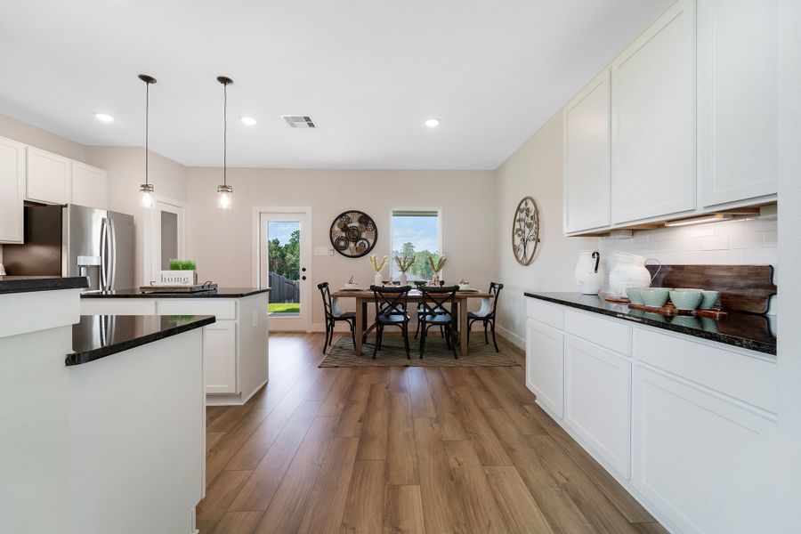 Furnished interior in a model home at Magnolia Springs in Montgomery (Image 31).