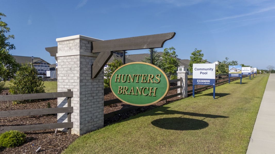 Front exterior of a home in the Hunter's Branch community, located in Hopkins, SC (Image 13).