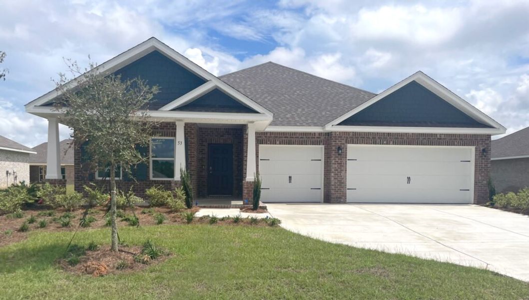 Front exterior of a home in the Natureview community, located in Freeport, FL (Image 3).