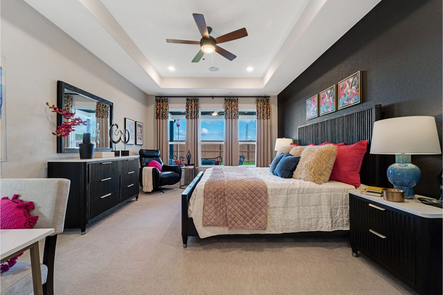 Furnished interior in a model home at Megan's Landing in Castroville (Image 21). Furnished interior in a model home at Megan's Landing in Castroville (Image 21).