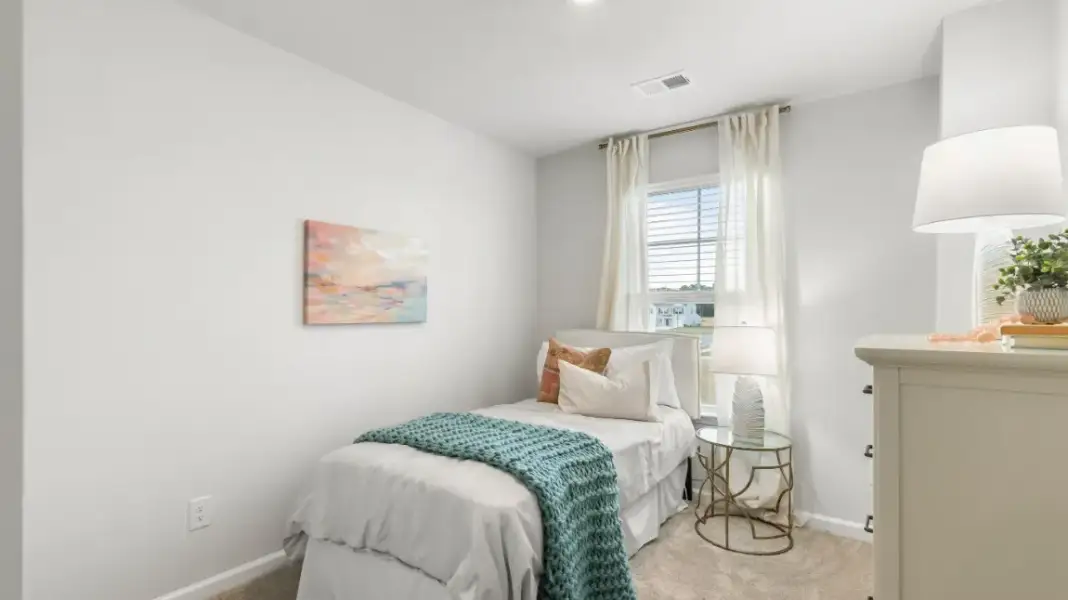 Furnished interior in a model home at Old Bailey Towns in Ridgeland (Image 21).