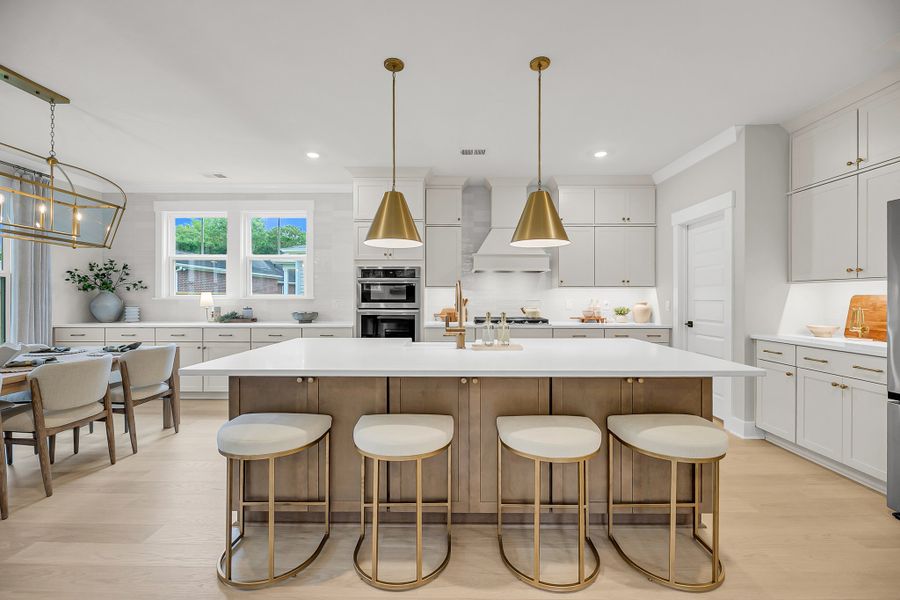 Furnished interior in a model home at Indigo Place in North Charleston (Image 3).