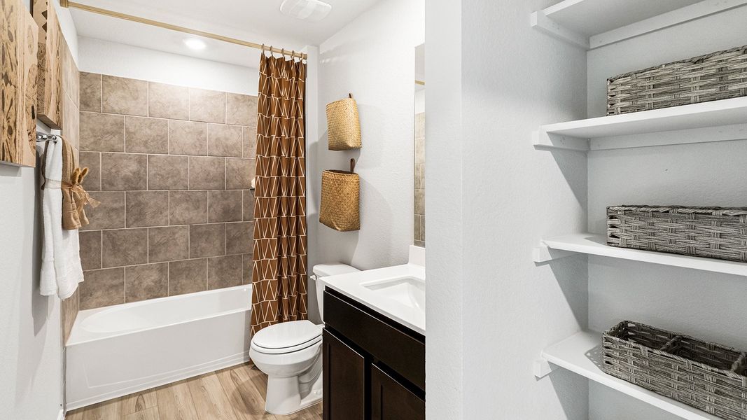 Furnished interior in a model home at Mitchell Farm in Killeen (Image 20).