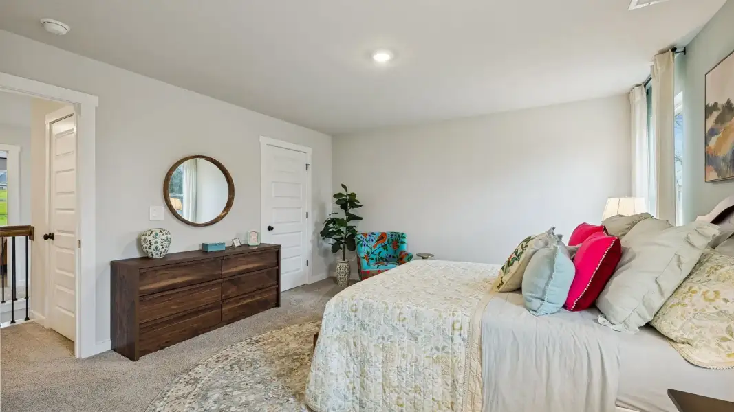Furnished interior in a model home at Walnut Ridge in Lebanon (Image 61).