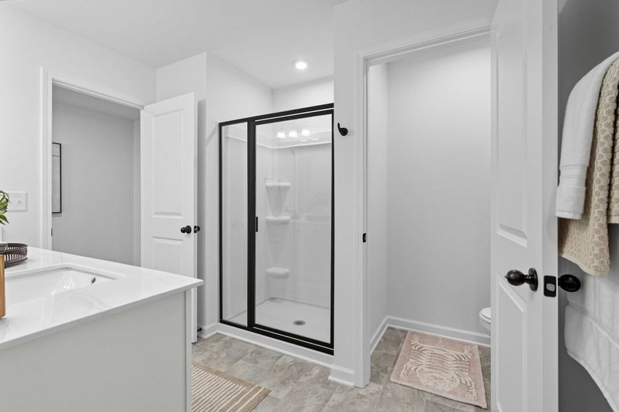 Furnished interior in a model home at Park Center Pointe in Austell (Image 16).