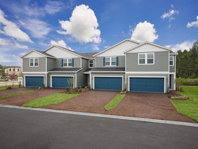 Front exterior of a home in the Parkside at Shearwater community, located in St. Augustine, FL (Image 3).