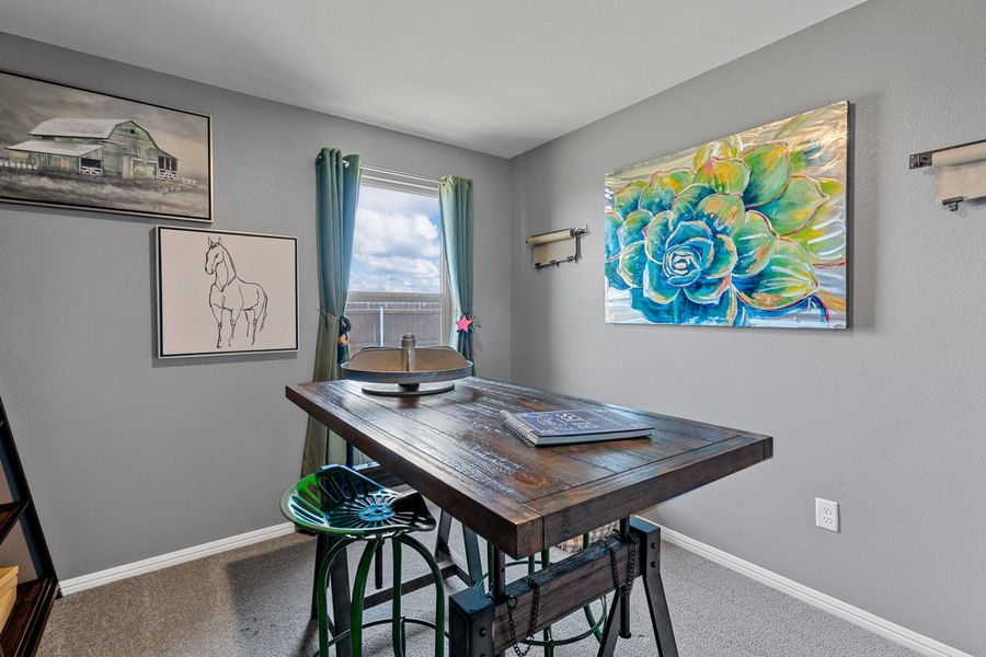 Furnished interior in a model home at Faculty Row in Abilene (Image 33).