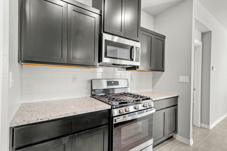 Furnished interior in a model home at Painted Desert in Horizon City (Image 23). Furnished interior in a model home at Painted Desert in Horizon City (Image 23).