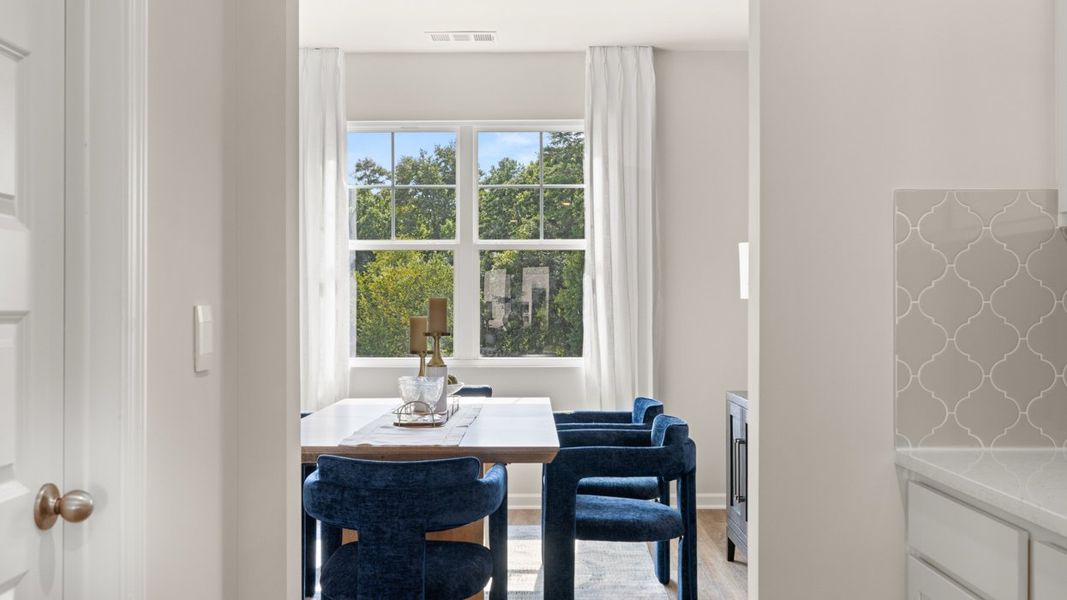 Furnished interior in a model home at Brooks Station in Dacula (Image 19). Furnished interior in a model home at Brooks Station in Dacula (Image 19).