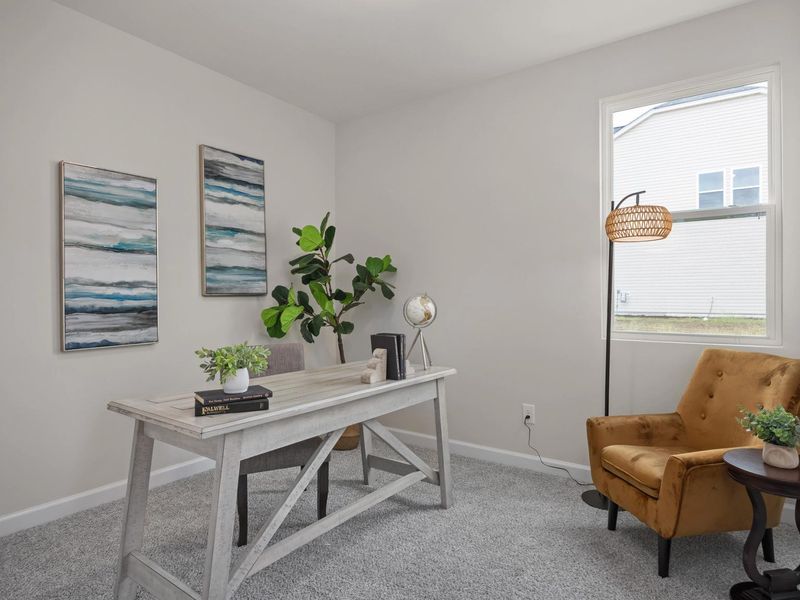 Furnished interior in a model home at Gregory Village in Lillington (Image 21). Furnished interior in a model home at Gregory Village in Lillington (Image 21).