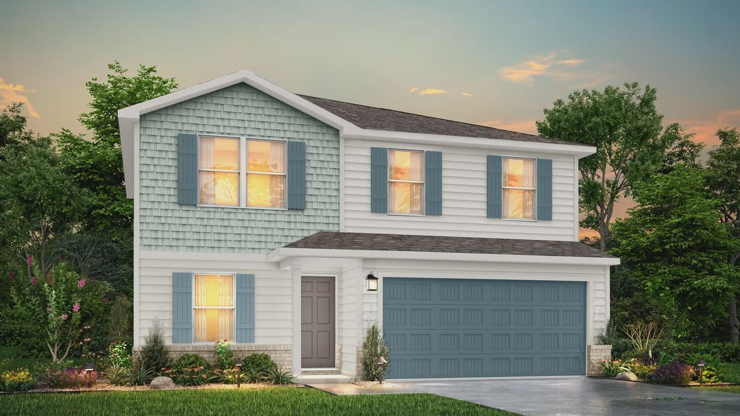 Front exterior of a home in the Still Water Lake community, located in Godley, TX (Image 9).