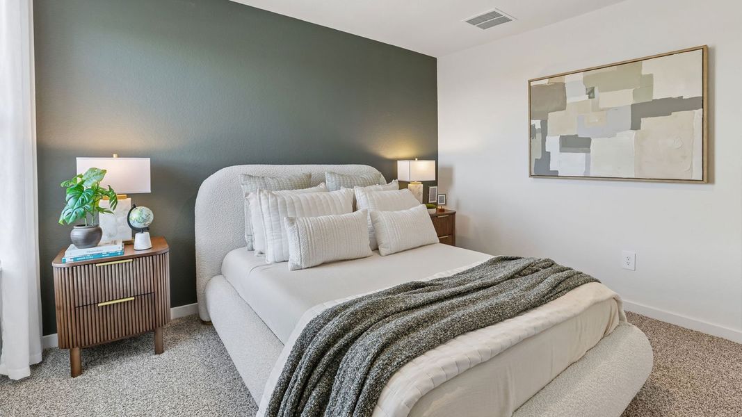 Furnished interior in a model home at Frontier in Mustang Ridge (Image 31).