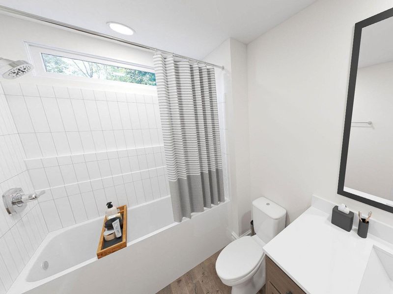 Furnished interior in a model home at ~Faris Park~ in Greenville (Image 9). Furnished interior in a model home at ~Faris Park~ in Greenville (Image 9).